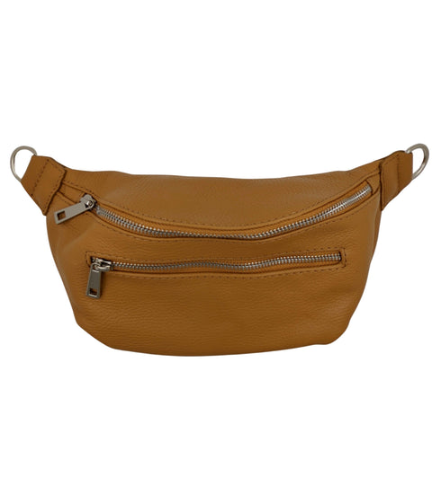 Crossbodybag mittelgroß mit zwei Reißverschlüssen und kleinem Geldbeutel extra